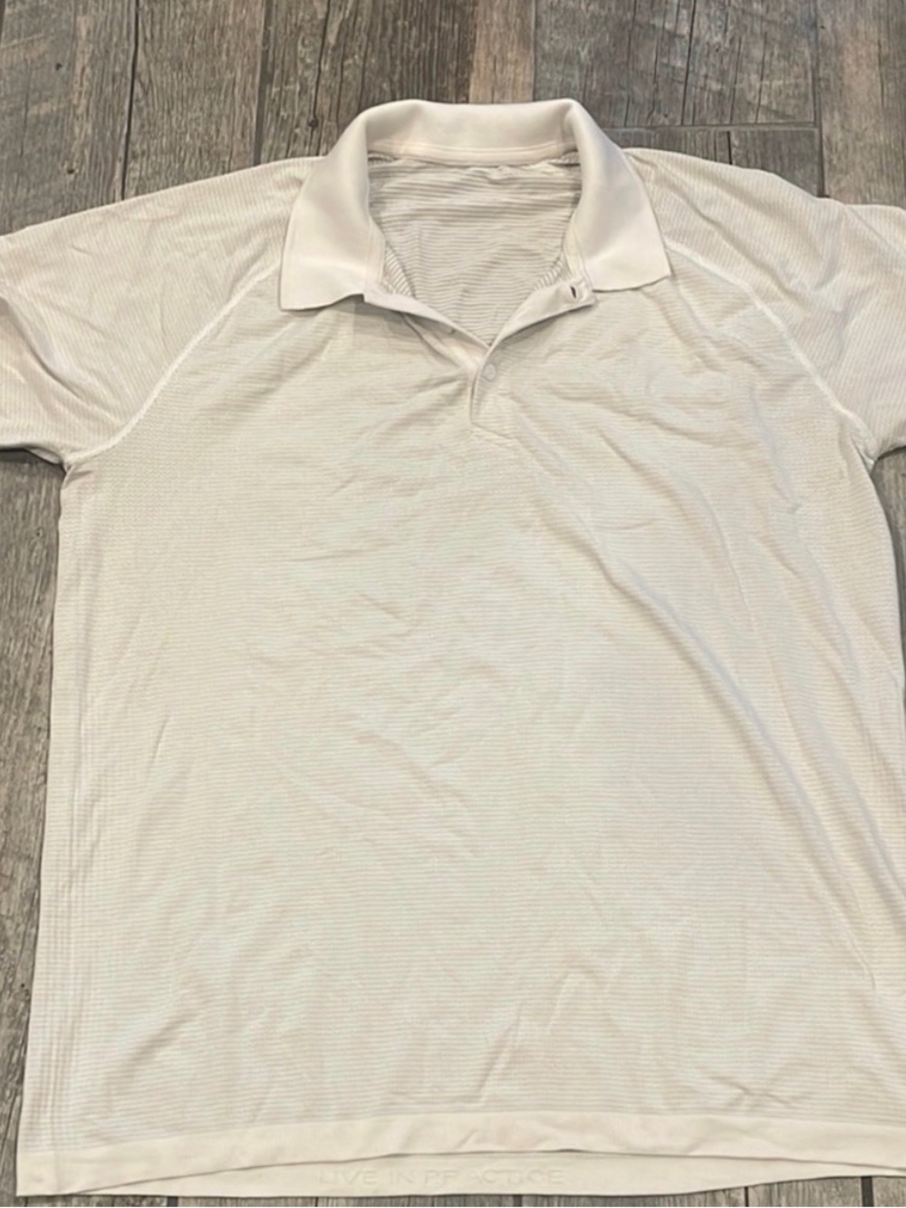 lululemon athletica Men's White Polo Shirt